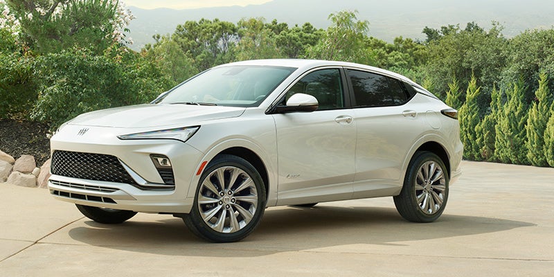 A white Buick Enclave