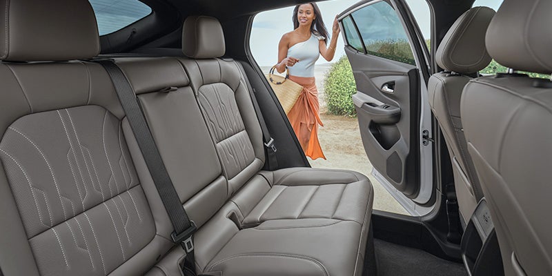 Back seats in the Buick Enclave