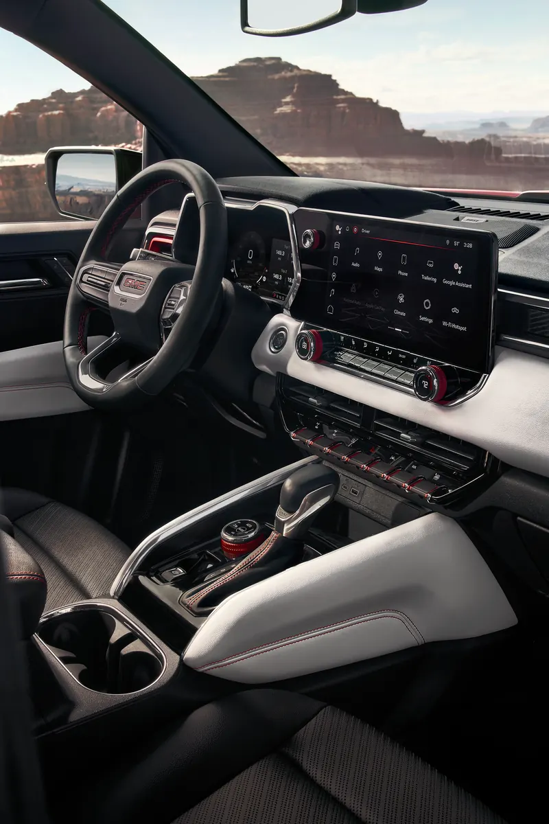 2026 GMC Canyon infotainment system at C. Harper Buick GMC in Connellsville PA