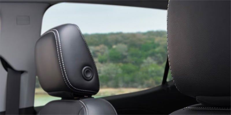 Closeup of headrests