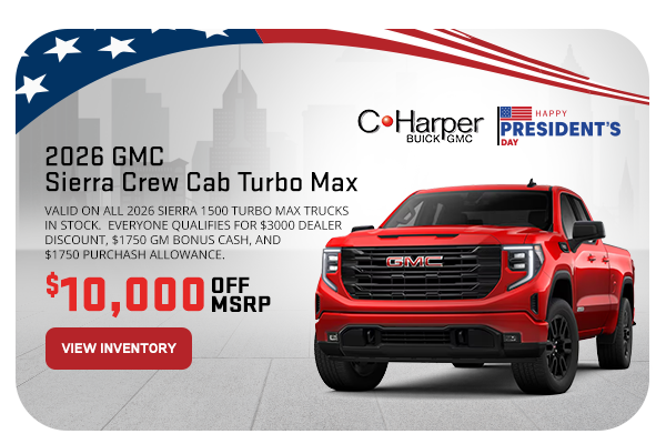 2026 GMC Sierra Crew Cab Turbo Max