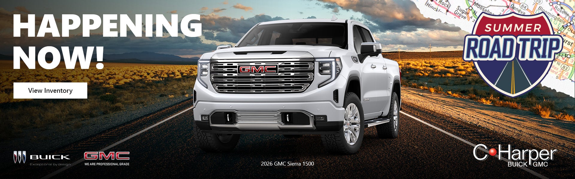 Save during C Harper Buick GMC's Summer Road Trip Event!