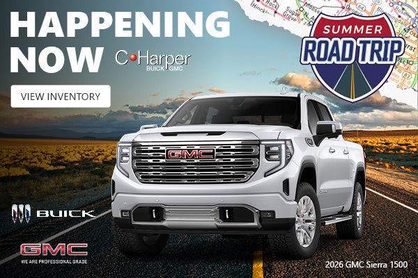 Save during C Harper Buick GMC's Summer Road Trip Event!
