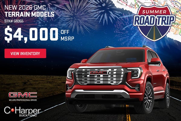 Save on a New 2026 GMC Terrain Today!