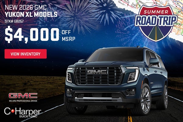 Save on a New 2026 GMC Yukon XL Today!