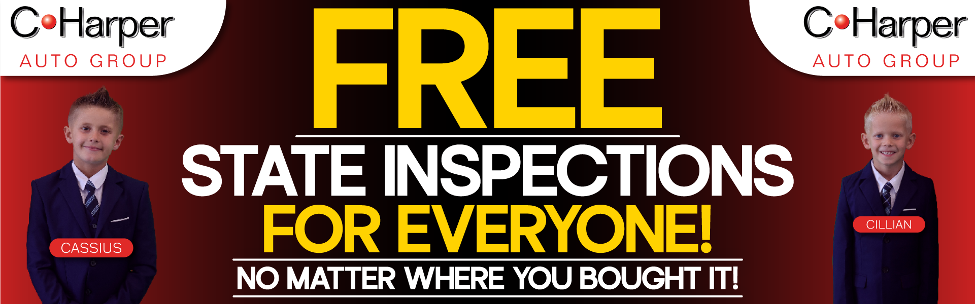 FREE State Inspections for Everyone! 